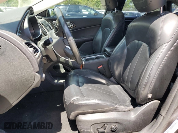 2015 Chrysler 200 C with VIN 1C3CCCCB7FN681230, listed as a Copart auction lot 54155555 with 129,652 mi miles and Clean Title. Bid and sale history available at carsss.com. Image 7.