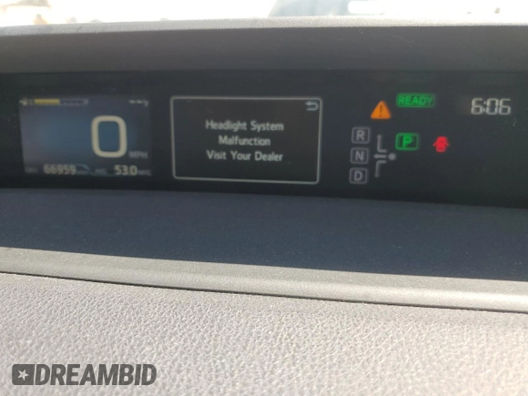2017 Toyota Prius Two with VIN JTDKBRFU7H3035369, listed as a Copart auction lot 64307425 with 66,959 mi miles and Salvage title. Bid and sale history available at DreamBid. Image 9.