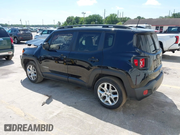 2018 Jeep Renegade Latitude with VIN ZACCJABB7JPH06179, listed as a IAAI auction lot 41900688 with 115,277 mi miles. Bid and sale history available at carsss.com. Image 3.