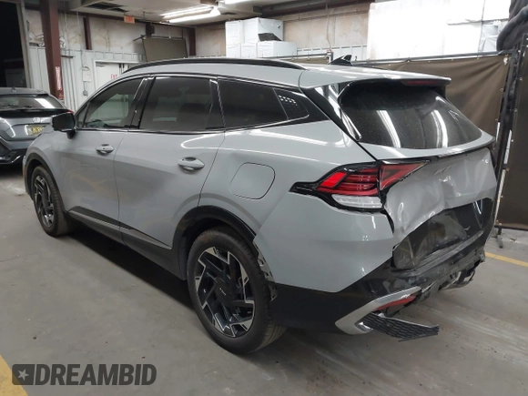 2023 Kia Sportage SX-Prestige with VIN 5XYK53AF2PG035318, listed as a IAAI auction lot 42255966 with 46,330 mi miles and . Bid and sale history available at DreamBid. Image 3.