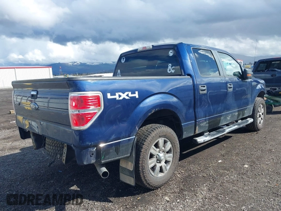 2009 Ford F-150 XL with VIN 1FTPW14V09FB15538, listed as a IAAI auction lot 41987290 with 158,147 mi miles. Bid and sale history available at carsss.com. Image 4.