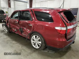 2013 Dodge Durango Crew with VIN 1C4RDJDG8DC638185, listed as a Copart auction lot 53487045 with Not Provided miles and Salvage Title. Bid and sale history available at carsss.com. Image 2.