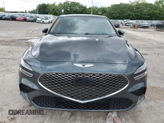 2022 Genesis G70 2.0T with VIN KMTG34TAXNU086582, listed as a Copart auction lot 55754305 with 69,711 mi miles and Salvage title. Bid and sale history available at DreamBid. Image 5.