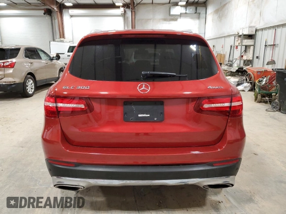 2017 Mercedes-Benz GLC with VIN WDC0G4KB6HF144592, listed as a Copart auction lot 54162395 with 168,227 mi miles and Clean Title. Bid and sale history available at carsss.com. Image 6.