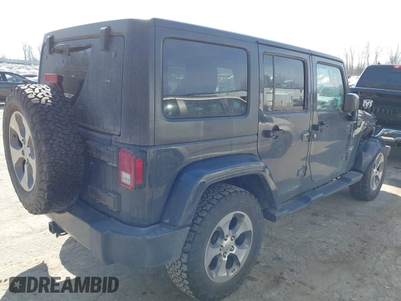 2016 Jeep Wrangler Unlimited 75th Anniversary with VIN 1C4BJWEG9GL250408, listed as a IAAI auction lot 41793706 with 102,436 mi miles. Bid and sale history available at carsss.com. Image 4.