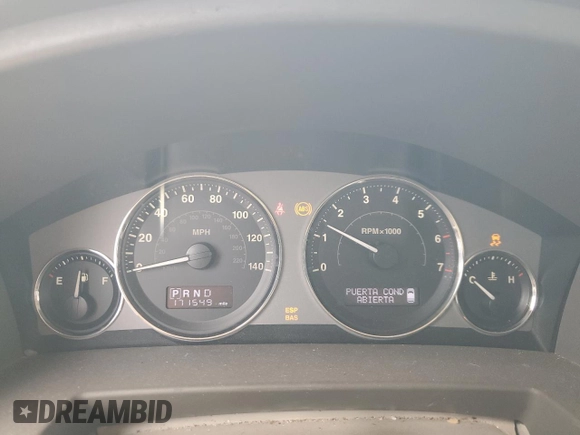 2008 Jeep Commander Limited with VIN 1J8HG58218C100659, listed as a Copart auction lot 72692154 with 171,549 mi miles and Salvage Title. Bid and sale history available at carsss.com. Image 9.