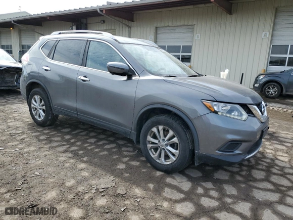 2016 Nissan Rogue SV with VIN JN8AT2MV1GW143824, listed as a Copart auction lot 46431685 with 93,040 mi miles and Salvage Title. Bid and sale history available at carsss.com. Image 4.