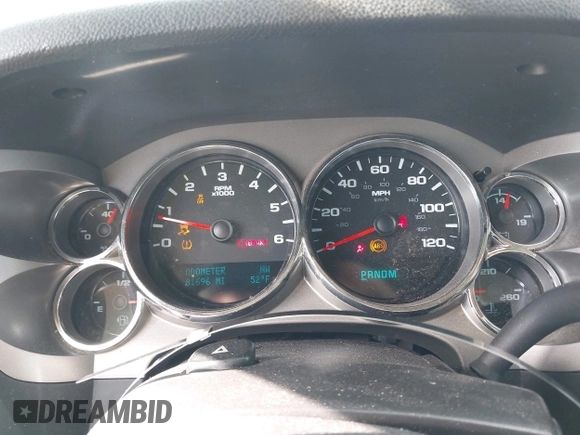 2013 Chevrolet Silverado 1500 LT with VIN 1GCRKSE72DZ375571, listed as a IAAI auction lot 41935839 with 81,696 mi miles and . Bid and sale history available at DreamBid. Image 7.