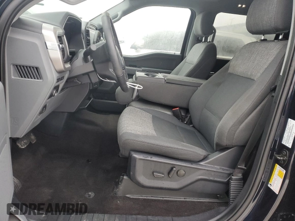 2022 Ford F-150 XL with VIN 1FTEW1EPXNKD65345, listed as a Copart auction lot 43412035 with 56,312 mi miles and Salvage Title. Bid and sale history available at carsss.com. Image 7.