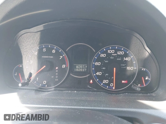 2008 Acura TSX with VIN JH4CL96858C000882, listed as a IAAI auction lot 41271531 with 182,837 mi miles. Bid and sale history available at carsss.com. Image 7.