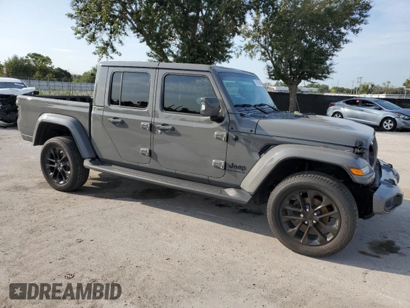2023 Jeep Gladiator High Altitude with VIN 1C6HJTFG2PL545932, listed as a Copart auction lot 70679294 with 20,747 mi miles and Salvage title. Bid and sale history available at DreamBid. Image 4.