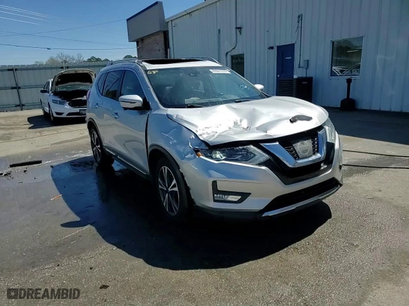 2017 Nissan Rogue SV with VIN 5N1AT2MT6HC780698, listed as a Copart auction lot 49601275 with 158,840 mi miles and Salvage Title. Bid and sale history available at carsss.com. Image 14.