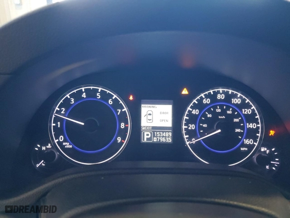 2011 Infiniti G25 Sedan x with VIN JN1DV6AR6BM653112, listed as a Copart auction lot 41620735 with 153,489 mi miles and Salvage Title. Bid and sale history available at carsss.com. Image 9.