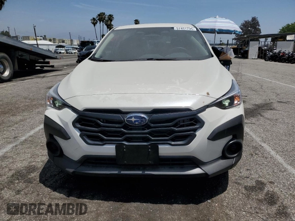 2024 Subaru Crosstrek с VIN JF2GUABC6R8296156, выставлен на аукционе Copart как лот 57451735 с пробегом 12 928 миль миль и Списание • Salvage title. История ставок и продаж доступна на DreamBid. Изображение 5.