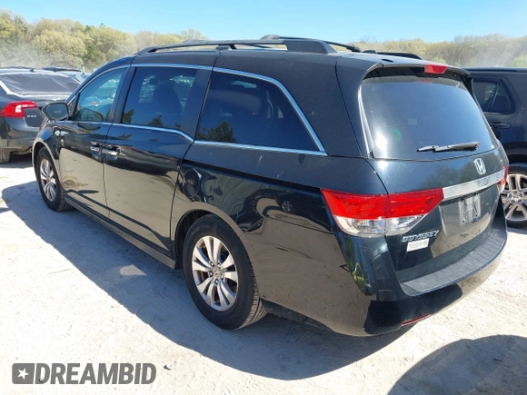 2014 Honda Odyssey EX-L with VIN 5FNRL5H61EB024188, listed as a IAAI auction lot 42238505 with 180,163 mi miles and . Bid and sale history available at DreamBid. Image 3.