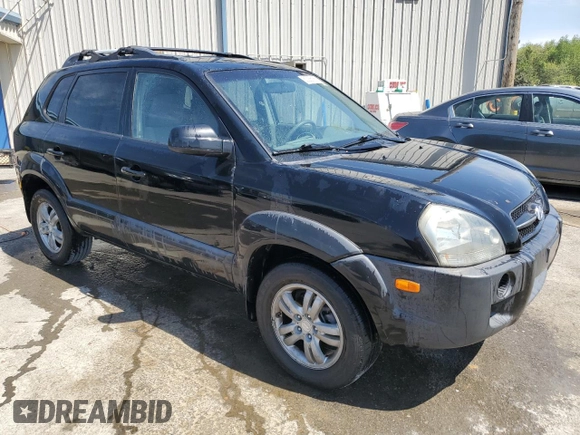 2007 Hyundai Tucson SE with VIN KM8JN72D77U686907, listed as a Copart auction lot 53286165 with 226,339 mi miles and Salvage Title. Bid and sale history available at carsss.com. Image 4.