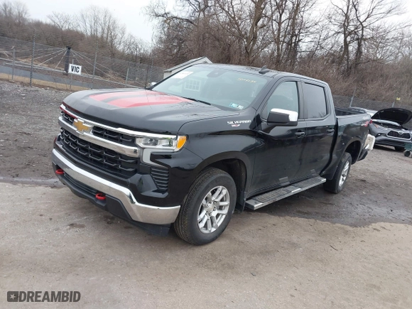 2022 Chevrolet Silverado 1500 LT with VIN 3GCPDKEK3NG504134, listed as a IAAI auction lot 41561032 with 1 mi miles. Bid and sale history available at carsss.com. Image 23.