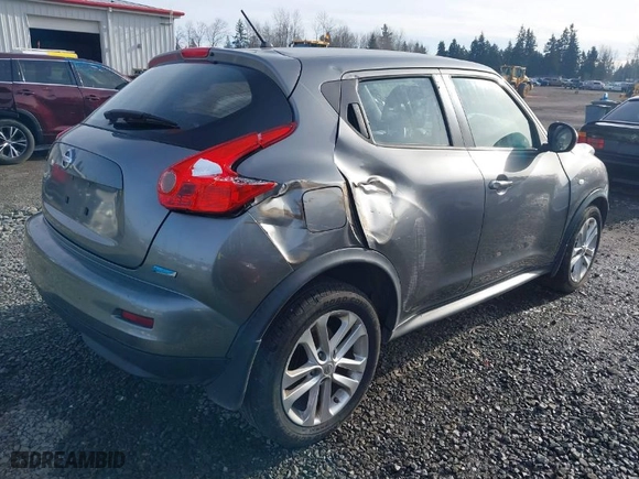2014 Nissan Juke S with VIN JN8AF5MR4ET356387, listed as a IAAI auction lot 41372122 with 152,602 mi miles. Bid and sale history available at carsss.com. Image 4.