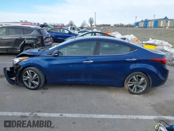 2015 Hyundai Elantra SE z VIN 5NPDH4AE0FH630351, wystawiony jako IAAI lot #41405235 z przebiegiem 122 199 mil mil oraz . Historia ofert i sprzedaży dostępna na DreamBid. Obrazek 14.