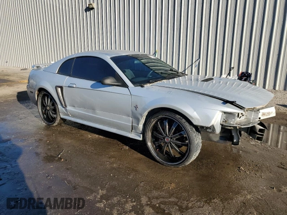 2002 Ford Mustang Standard with VIN 1FAFP404X2F151496, listed as a Copart auction lot 87334454 with Not provided miles and Salvage title. Bid and sale history available at DreamBid. Image 4.