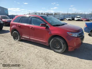 2013 Ford Edge Sport with VIN 2FMDK4AK7DBC51780, listed as a Copart auction lot 53848825 with 215,385 mi miles and Salvage Title. Bid and sale history available at carsss.com. Image 4.