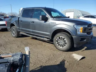 2018 Ford F-150 XL with VIN 1FTEW1EP3JFB40624, listed as a Copart auction lot 88748165 with 101,674 mi miles and Salvage title. Bid and sale history available at DreamBid. Image 4.