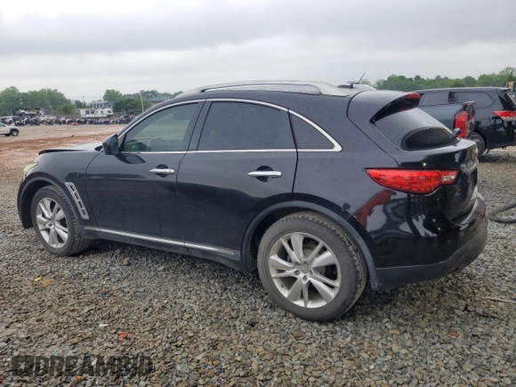 2012 Infiniti FX with VIN JN8AS1MW2CM152348, listed as a Copart auction lot 54661095 with 190,772 mi miles and Salvage title. Bid and sale history available at DreamBid. Image 2.