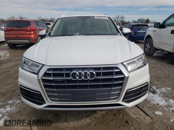 2020 Audi Q5 Premium Plus with VIN WA1BNAFYXL2003861, listed as a Copart auction lot 38804243 with 35,928 mi miles. Bid and sale history available at carsss.com. Image 5.