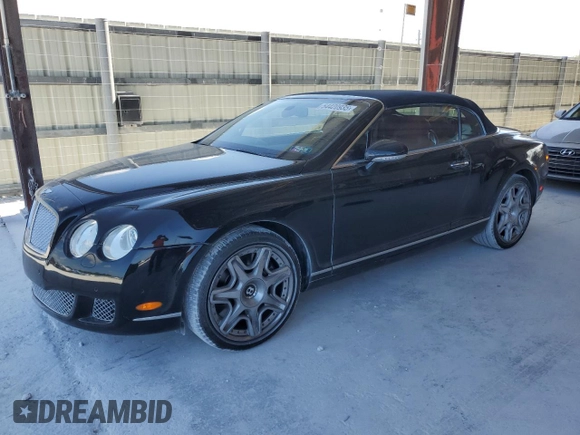 2007 Bentley Continental GT with VIN SCBDR33W67C046016, listed as a Copart auction lot 54420935 with 60,090 mi miles and Salvage Title. Bid and sale history available at DreamBid. Image 1.