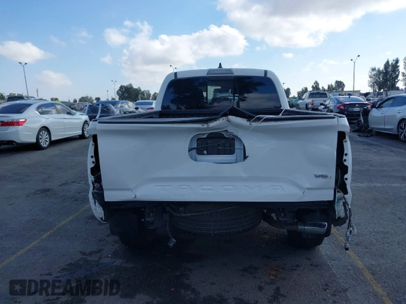 2020 Toyota Tacoma SR5 with VIN 3TMBZ5DN7LM026596, listed as a IAAI auction lot 40705410 with 123,489 mi miles and . Bid and sale history available at DreamBid. Image 17.