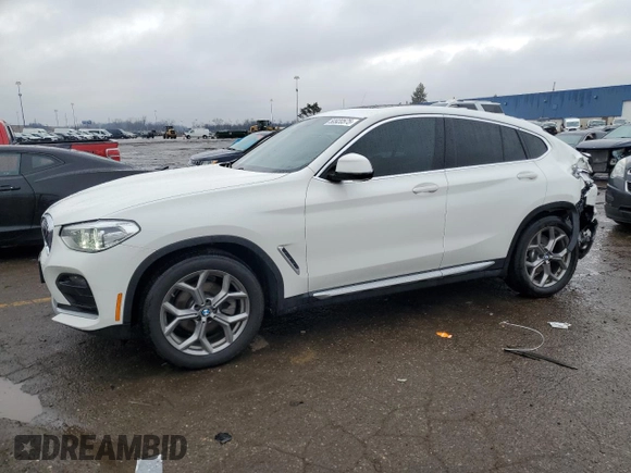 2020 BMW X4 xDrive30i z VIN 5UX2V1C09LLZ32596, wystawiony jako Copart lot #50920575 z przebiegiem 50 391 mil mil oraz Czysty tytuł • Clean title. Historia ofert i sprzedaży dostępna na DreamBid. Obrazek 1.