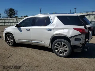 2018 Chevrolet Traverse Premier with VIN 1GNEVJKW2JJ160639, listed as a Copart auction lot 46428245 with 118,182 mi miles and Salvage Title. Bid and sale history available at carsss.com. Image 2.