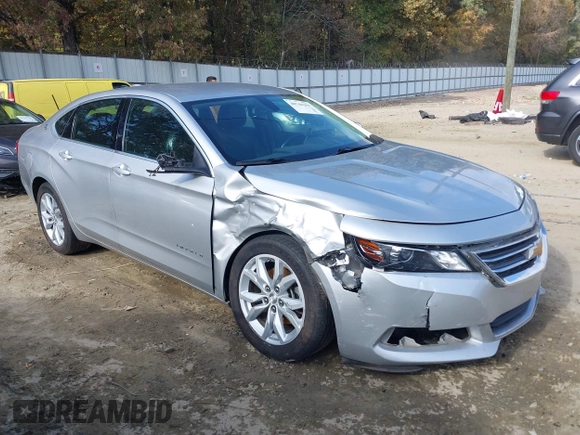 2016 Chevrolet Impala LT with VIN 2G1105SAXG9141836, listed as a IAAI auction lot 40740284 with 141,195 mi miles and . Bid and sale history available at DreamBid. Image 1.