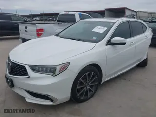 2018 Acura TLX w/Technology Pkg with VIN 19UUB3F56JA004700, listed as a IAAI auction lot 41243226 with 71,038 mi miles. Bid and sale history available at carsss.com. Image 2.