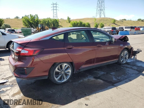 2018 Honda Clarity Plug-In Hybrid Touring with VIN JHMZC5F39JC000297, listed as a Copart auction lot 62656174 with 92,205 mi miles and Salvage Title. Bid and sale history available at carsss.com. Image 3.