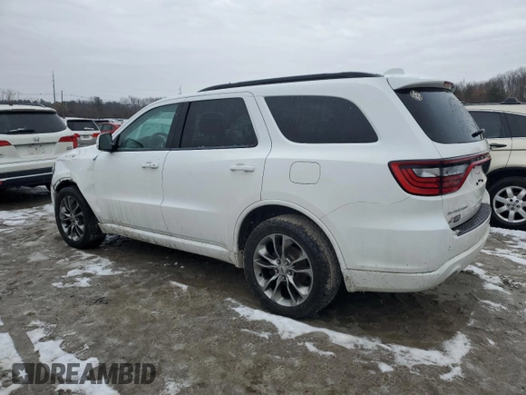 2019 Dodge Durango GT Plus with VIN 1C4RDJDGXKC771284, listed as a Copart auction lot 46690835 with 79,676 mi miles and Salvage Title. Bid and sale history available at DreamBid. Image 2.