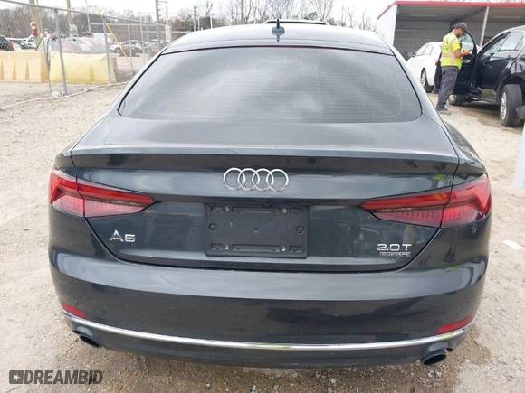 2018 Audi A5 Sportback Premium Plus with VIN WAUBNCF56JA127682, listed as a IAAI auction lot 41488051 with 85,961 mi miles. Bid and sale history available at carsss.com. Image 17.