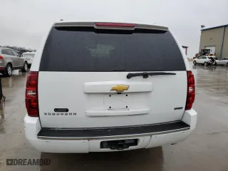 2012 Chevrolet Suburban LTZ with VIN 1GNSCKE08CR301286, listed as a Copart auction lot 45987595 with 213,381 mi miles and Salvage Title. Bid and sale history available at carsss.com. Image 6.