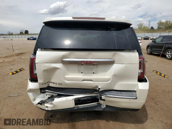 2015 GMC Yukon XL Denali with VIN 1GKS2JKJ1FR739837, listed as a Copart auction lot 54489665 with 171,270 mi miles and Clean Title. Bid and sale history available at carsss.com. Image 6.