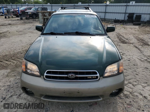 2001 Subaru Legacy Outback L.L. Bean with VIN 4S3BH806717639585, listed as a Copart auction lot 63498725 with 184,907 mi miles and Salvage title. Bid and sale history available at DreamBid. Image 5.