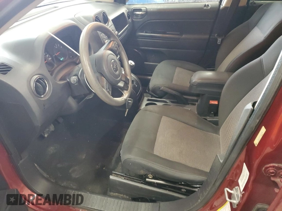 2012 Jeep Compass Sport with VIN 1C4NJCBB0CD640158, listed as a Copart auction lot 83050984 with 126,317 mi miles and Salvage Title. Bid and sale history available at carsss.com. Image 7.