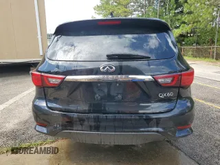 2019 Infiniti QX60 Luxe with VIN 5N1DL0MN7KC555877, listed as a Copart auction lot 63551605 with 160,184 mi miles and Clean title. Bid and sale history available at DreamBid. Image 6.