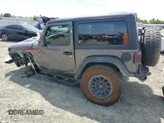 2020 Jeep Wrangler Rubicon z VIN 1C4HJXCG6LW242469, wystawiony jako Copart lot #56965025 z przebiegiem Nie podano mil oraz Szkoda całkowita • Salvage title. Historia ofert i sprzedaży dostępna na DreamBid. Obrazek 2.