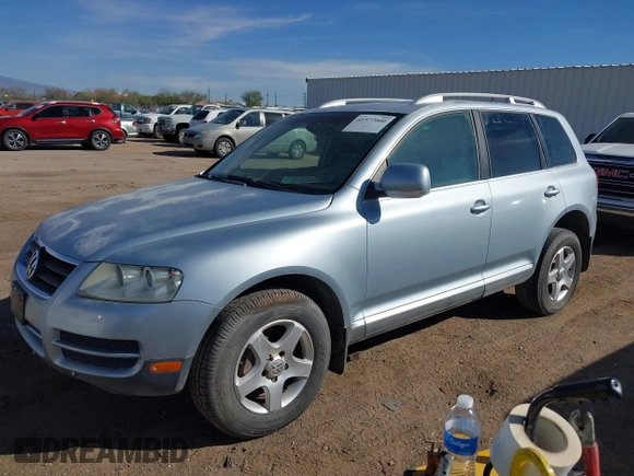 2007 Volkswagen Touareg V6 with VIN WVGZE77L97D026113, listed as a IAAI auction lot 41577000 with 144,118 mi miles and . Bid and sale history available at DreamBid. Image 2.