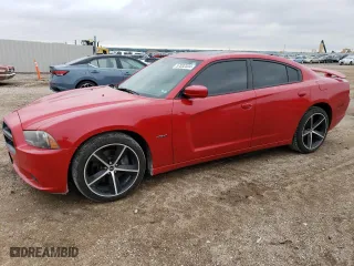 2013 Dodge Charger RT Plus with VIN 2C3CDXCT1DH593678, listed as a Copart auction lot 57032534 with 132,511 mi miles and Salvage Title. Bid and sale history available at carsss.com. Image 1.