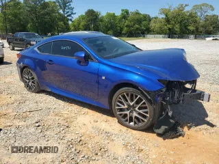 2016 Lexus RC 300 F Sport with VIN JTHSM5BC1G5001302, listed as a Copart auction lot 53040725 with 75,711 mi miles and Clean Title. Bid and sale history available at DreamBid. Image 4.