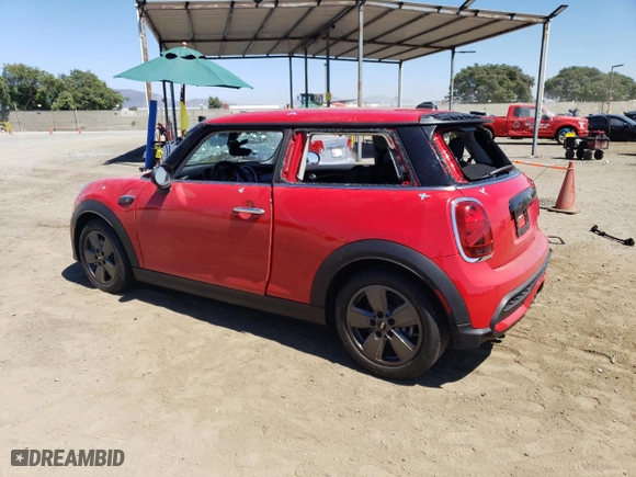 2023 MINI Hardtop 2 Door Cooper S with VIN WMW53DH00P2S82015, listed as a Copart auction lot 68826744 with 8,950 mi miles and Salvage Title. Bid and sale history available at carsss.com. Image 2.