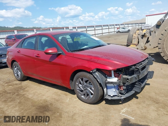 2024 Hyundai Elantra SEL z VIN KMHLM4DG5RU653537, wystawiony jako IAAI lot #42433134 z przebiegiem 37 478 mil mil oraz . Historia ofert i sprzedaży dostępna na DreamBid. Obrazek 1.