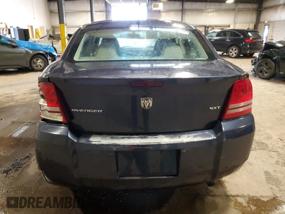 2008 Dodge Avenger SXT with VIN 1B3LC56K58N210510, listed as a Copart auction lot 85097064 with 53,142 mi miles and Salvage Title. Bid and sale history available at carsss.com. Image 6.
