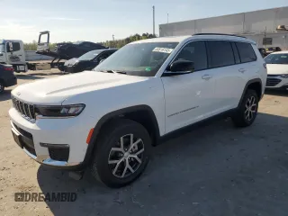 2024 Jeep Grand Cherokee Limited z VIN 1C4RJKBG6R8501368, wystawiony jako Copart lot #53816145 z przebiegiem 14 334 mil mil oraz Szkoda całkowita • Salvage title. Historia ofert i sprzedaży dostępna na DreamBid. Obrazek 1.